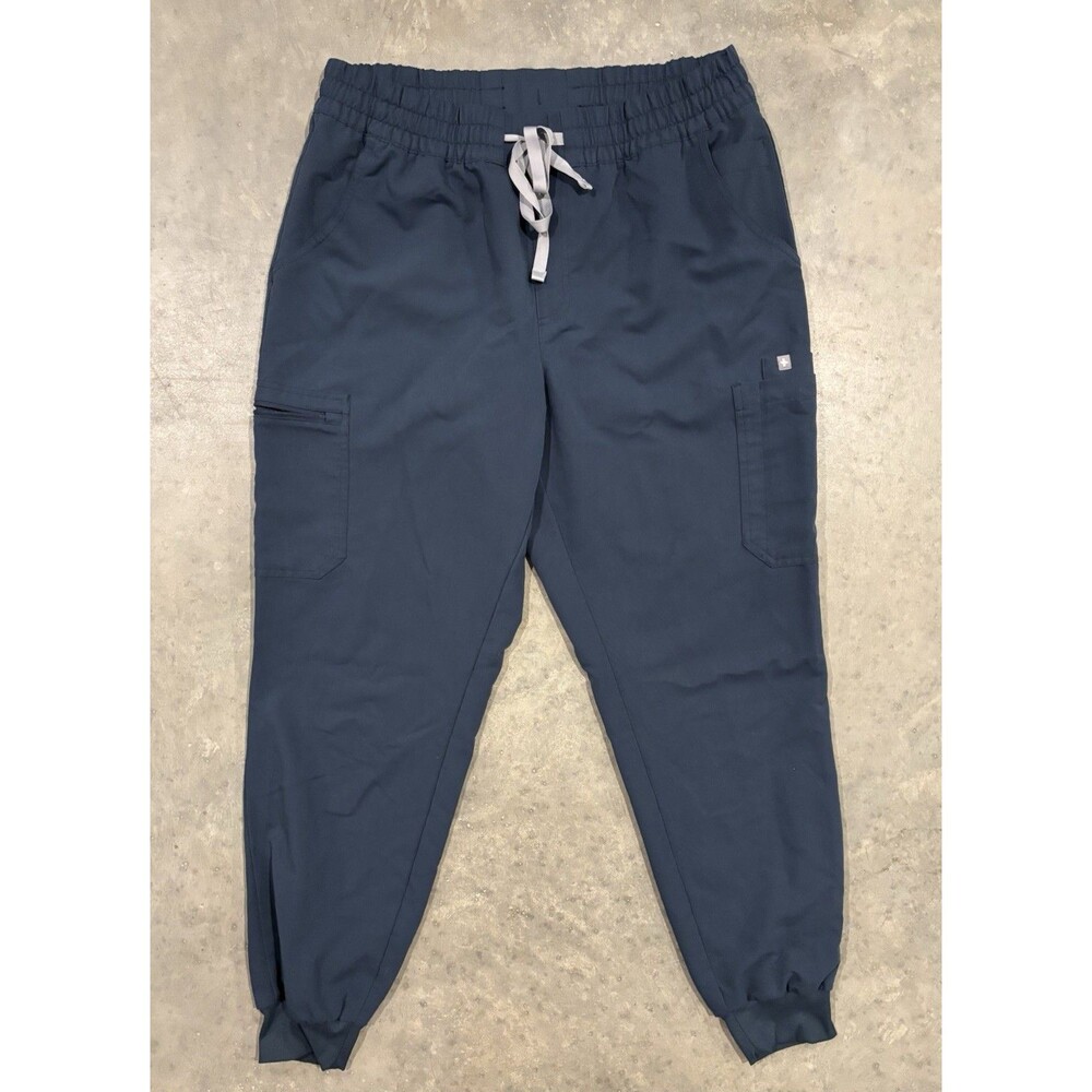 Figs Women's Technical Collection Navy Blue Jogger Scrub Pants Size XL